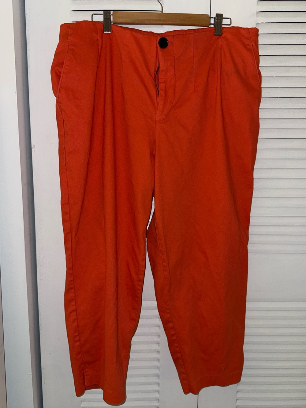Women’s Bright Orange Casual Trousers